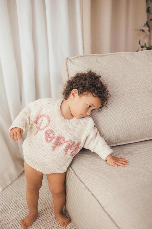 Chunky Knit Jumper - Speckled Rainbow