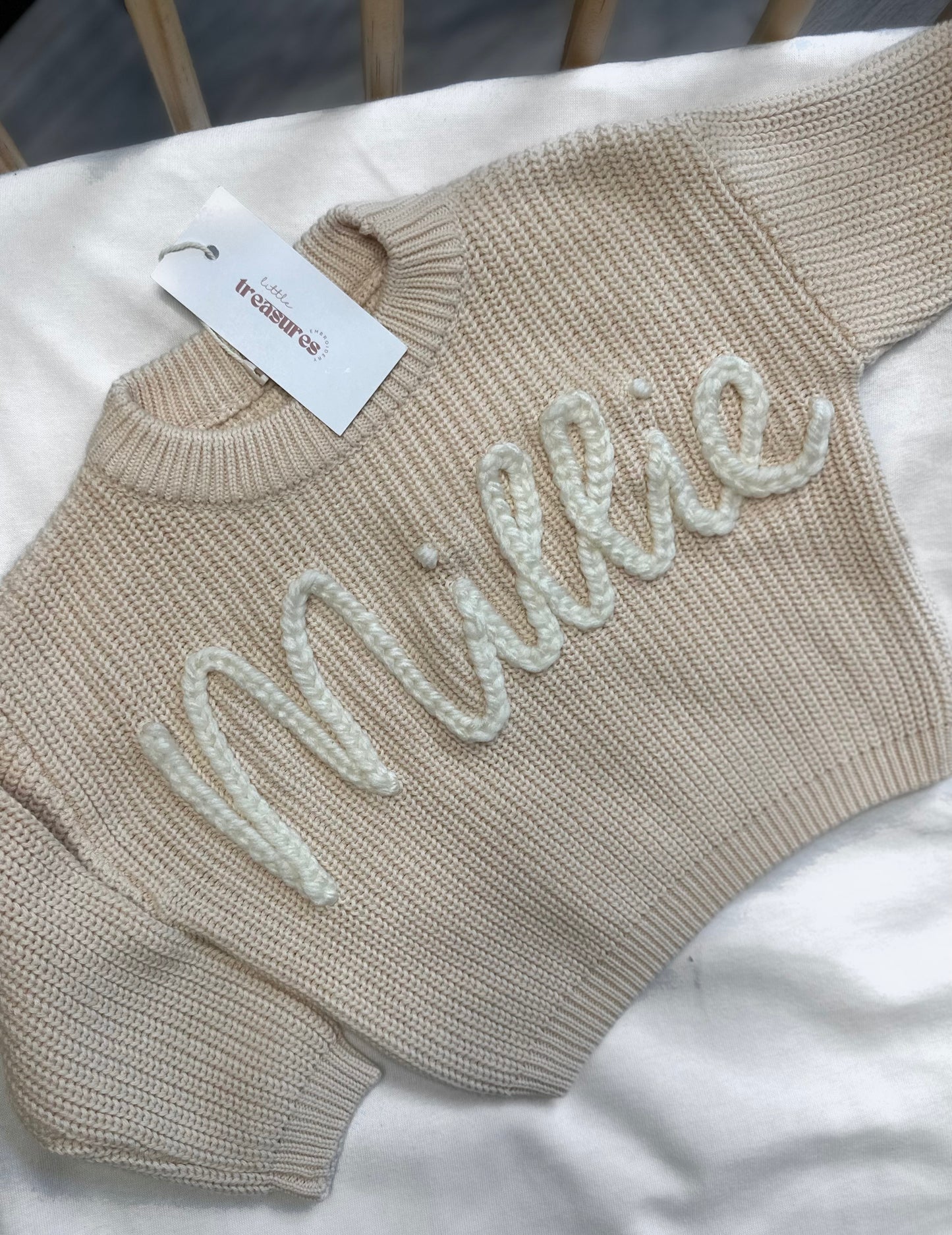 Chunk Knit Jumper - Super Chunky Writing