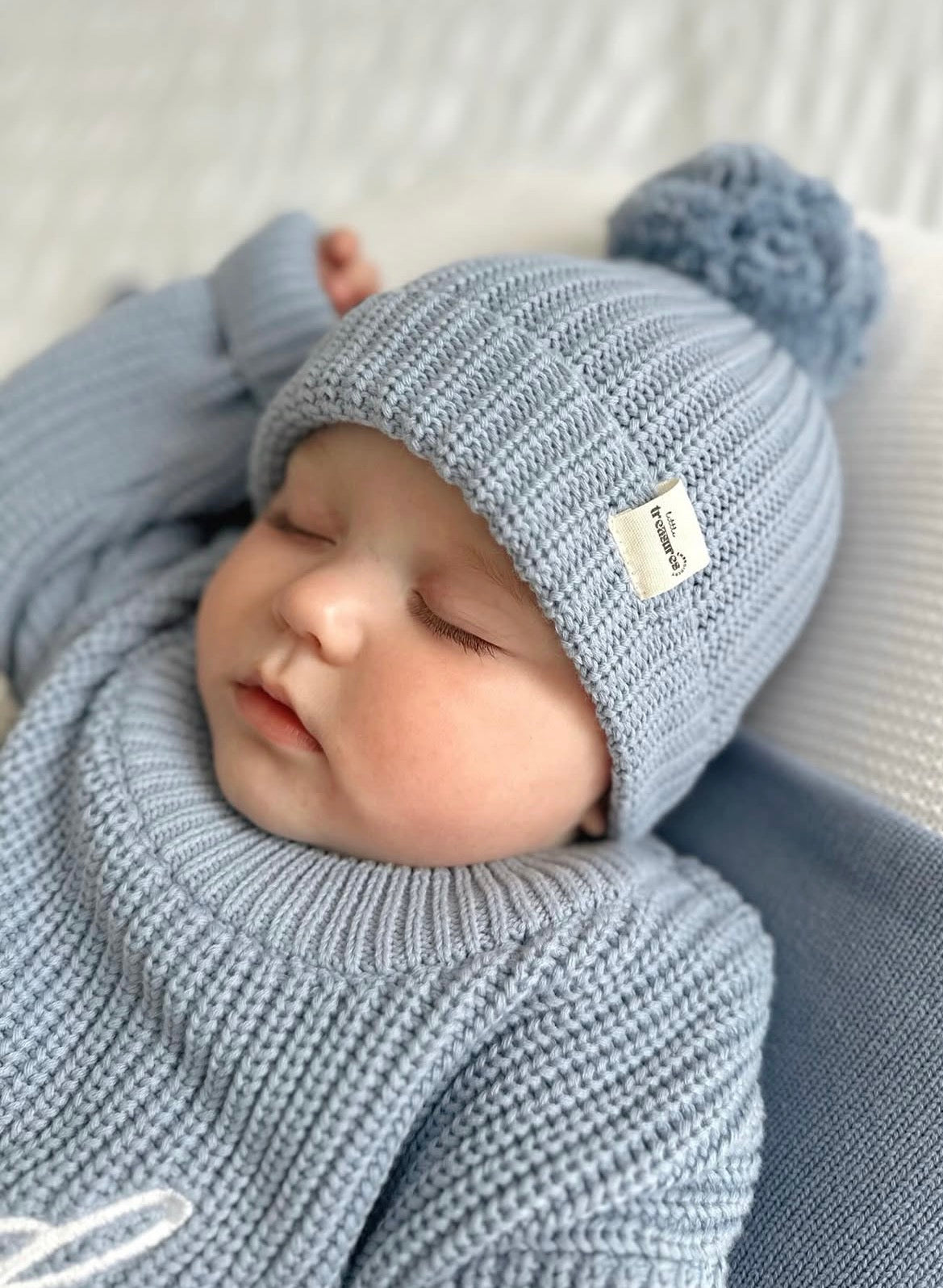 Cotton Knit Beanie Hat