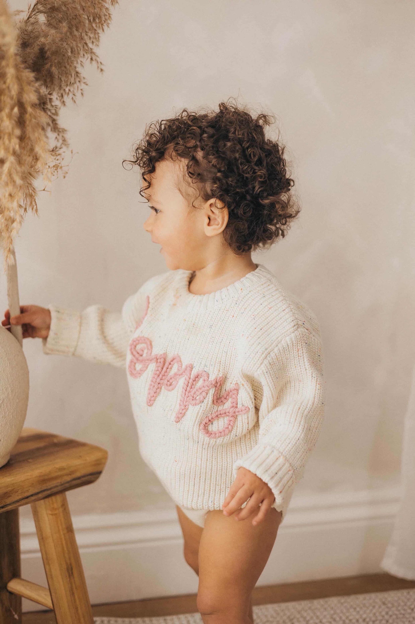 Chunky Knit Jumper - Speckled Rainbow