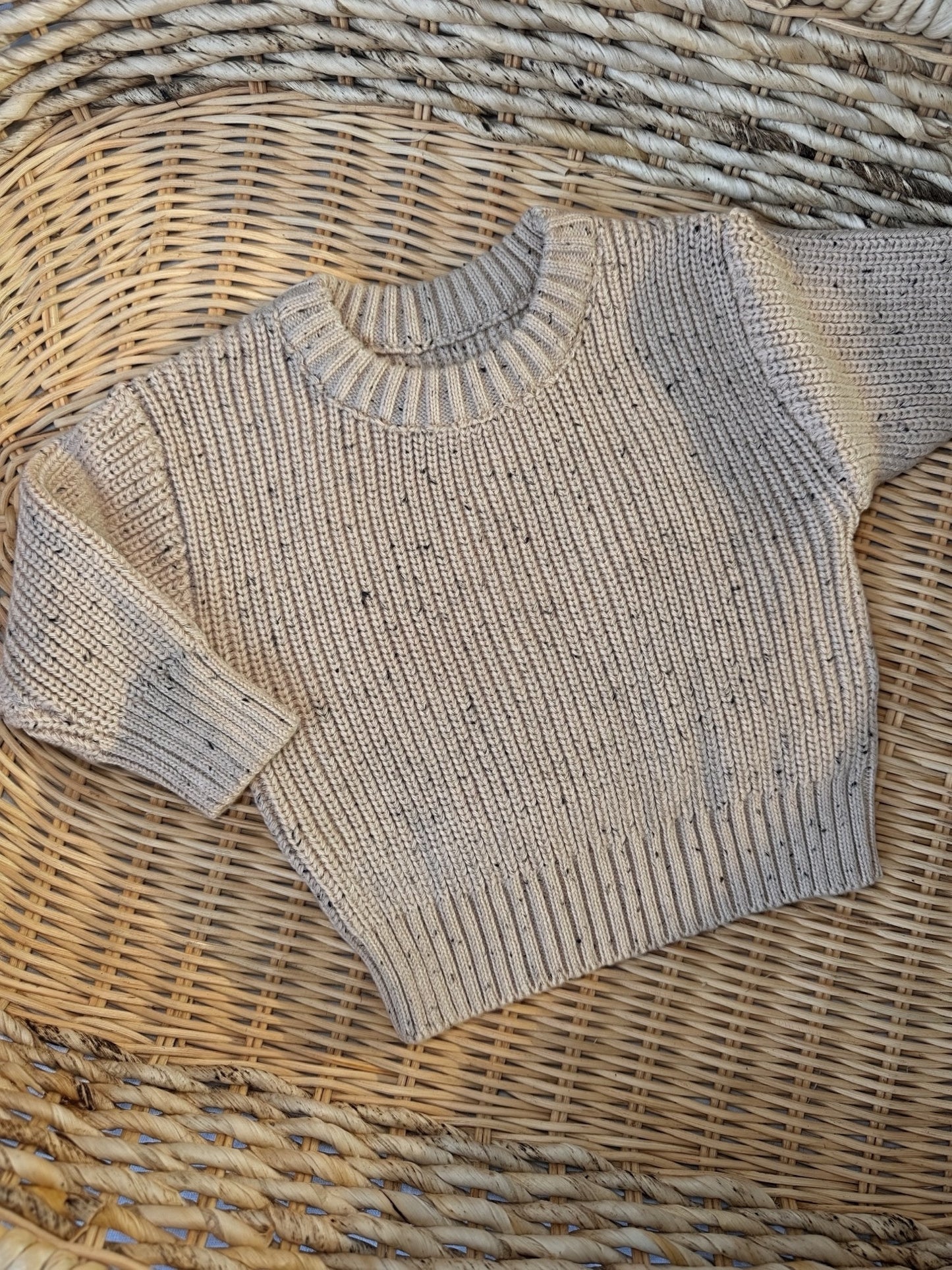Chunky Knit Jumper - Speckled