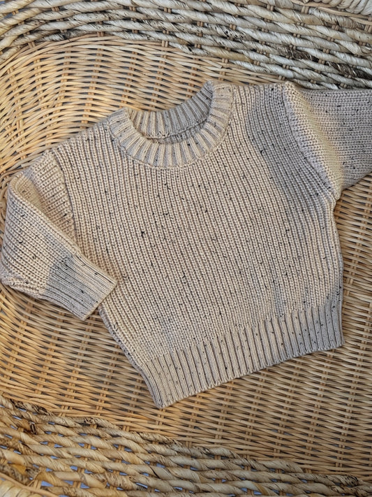 Chunky Knit Jumper - Speckled
