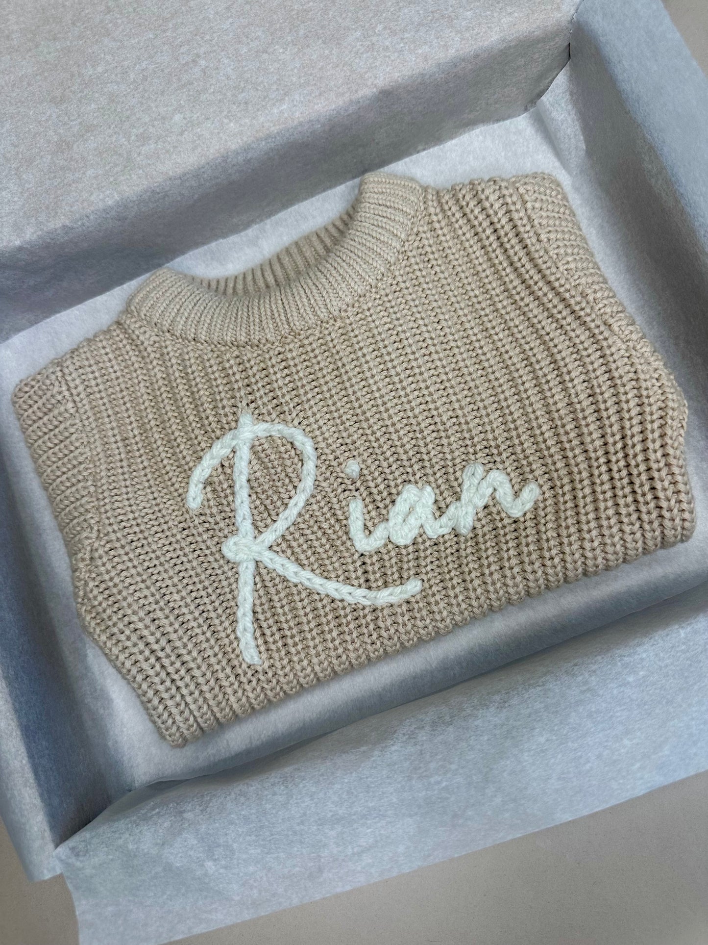 Chunky Knit Romper Sand