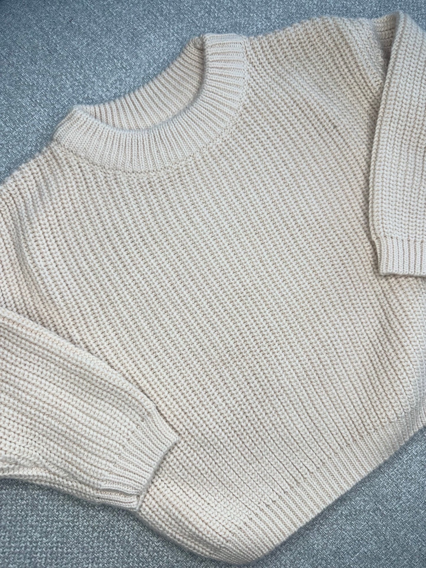Chunky Knit Jumper -Creamy Beige
