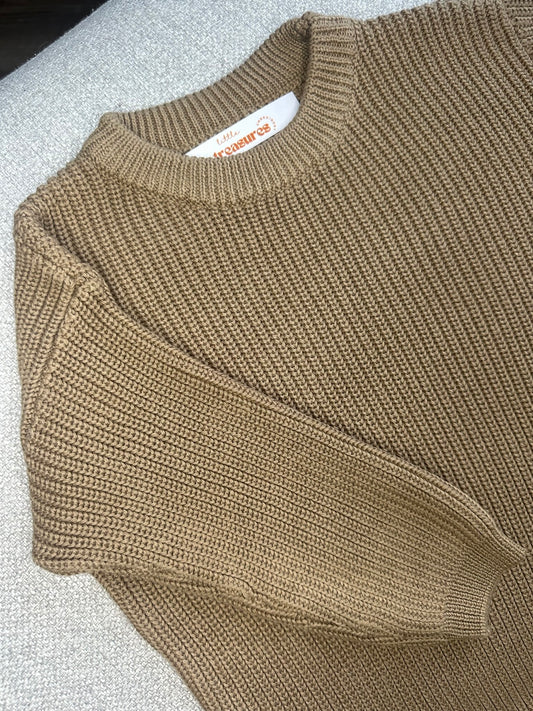 Chunky Knit Jumper - Khaki