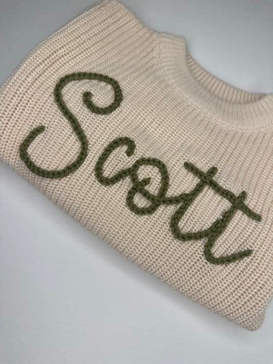 Chunky Knit Jumper -Creamy Beige