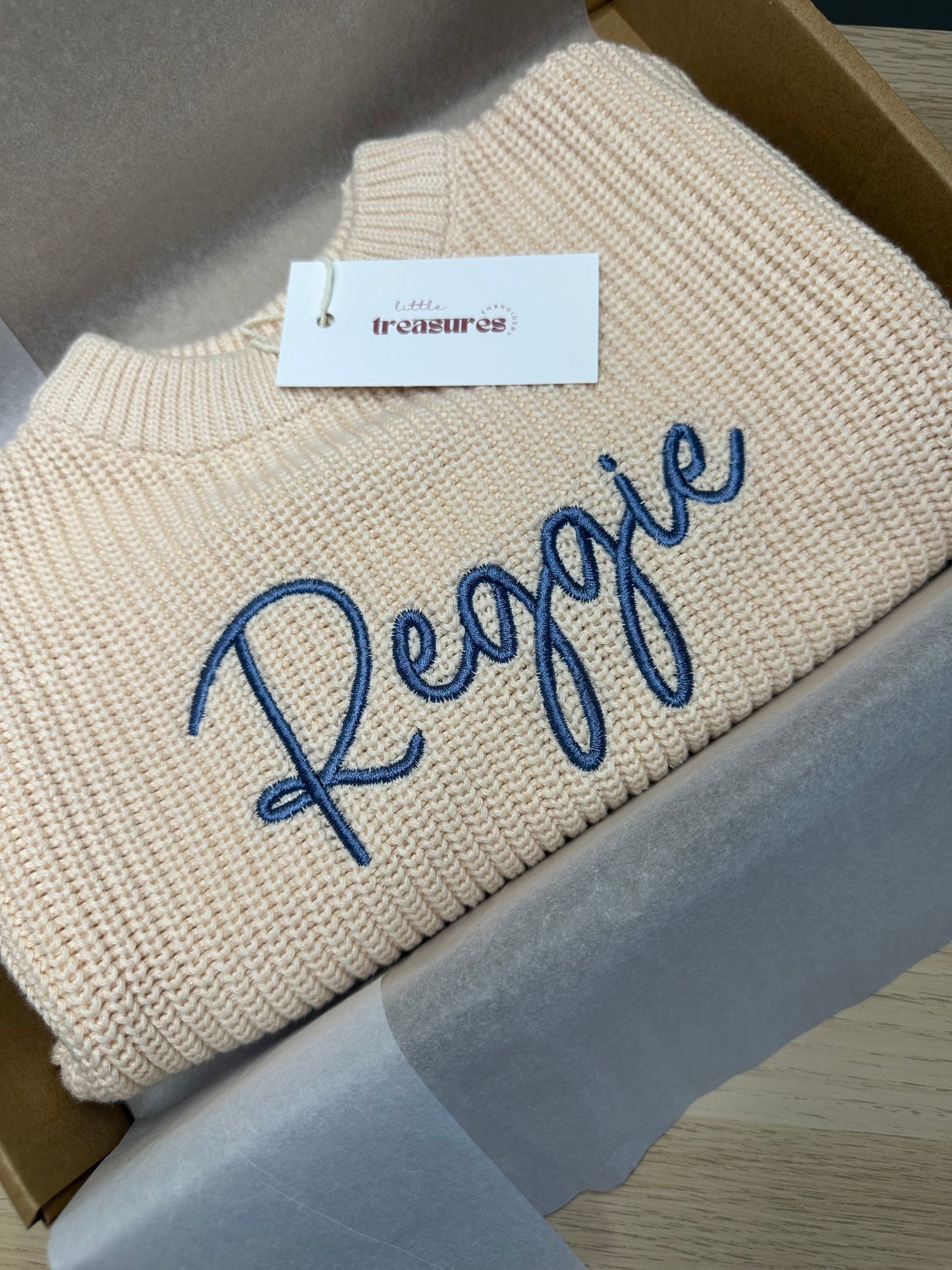 Chunky Knit Jumper - Creamy Beige