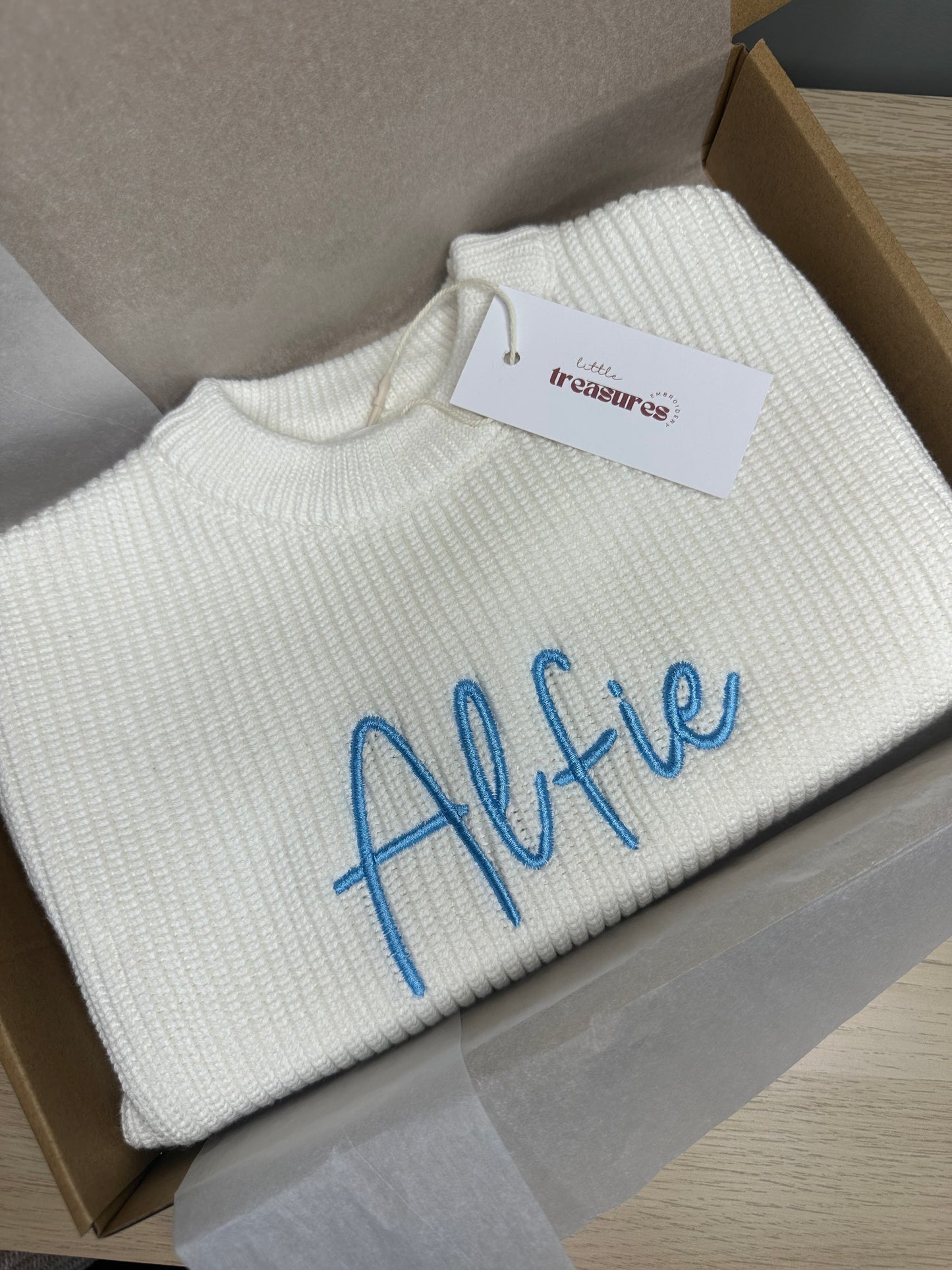 Chunky Knit Jumper - White