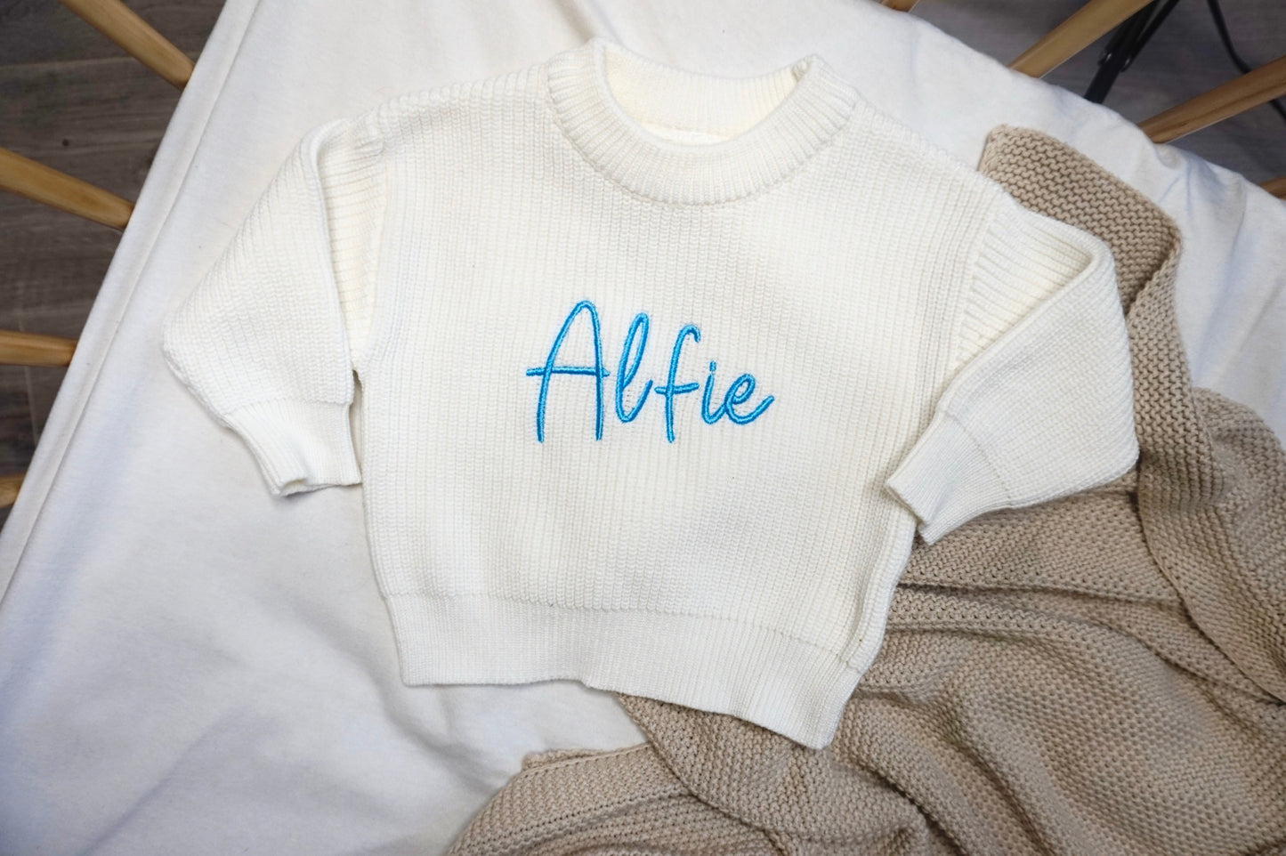 Chunky Knit Jumper - White