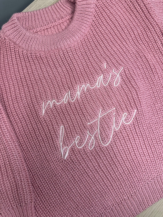 Chunky Knit Jumper - Dusty Pink